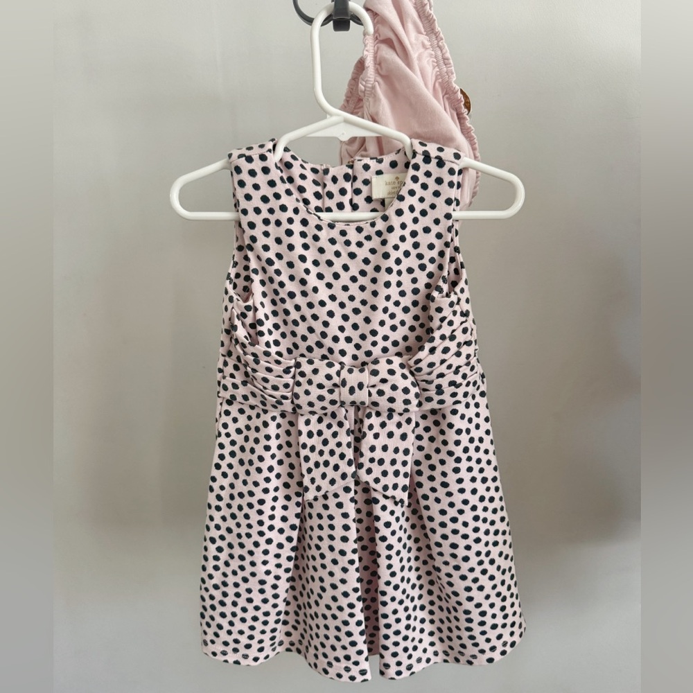 24m Kate Spade dress and diaper cover.